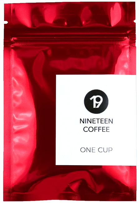 Rote OneCup Verpackung