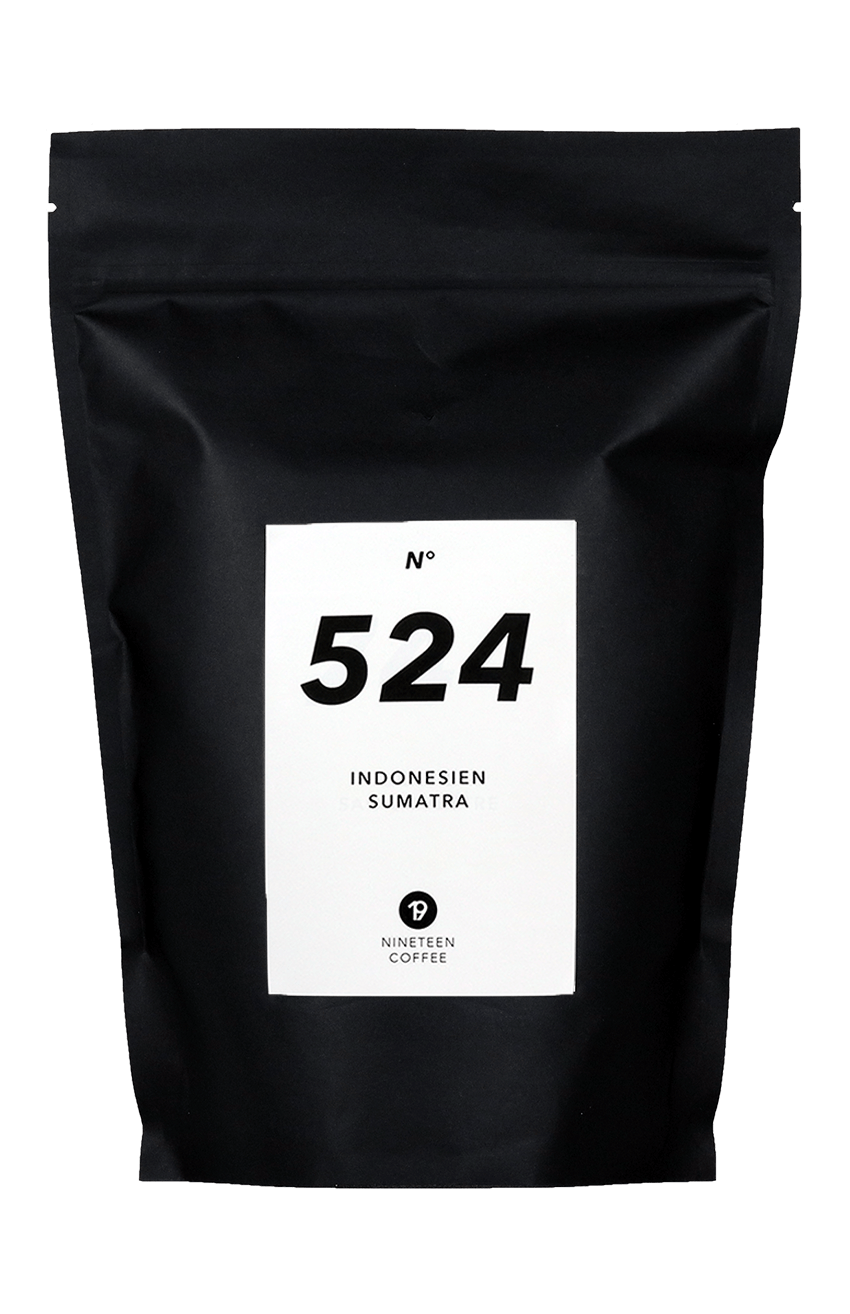 Kaffeeverpackung in der Drehung